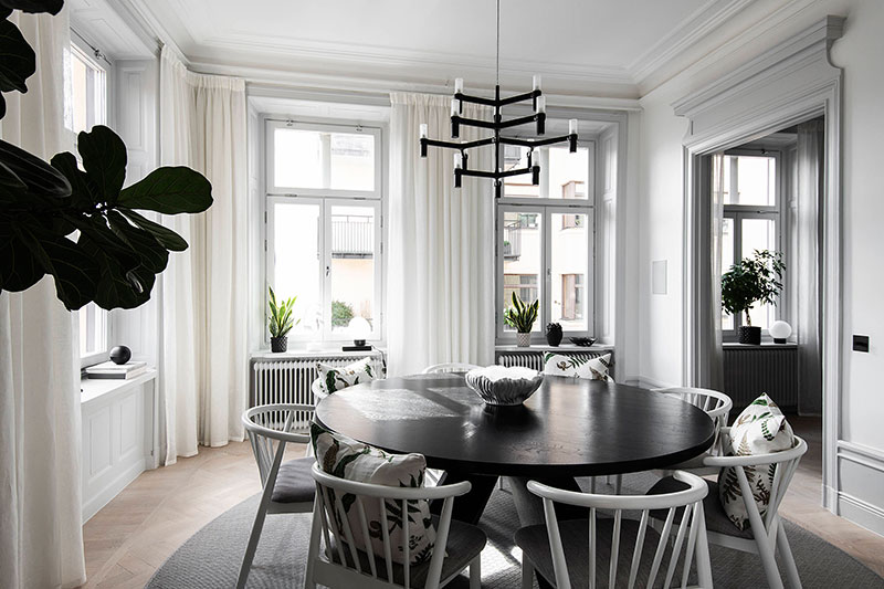 斯德哥尔摩优雅公寓 | 灰色调的精致魅力-7