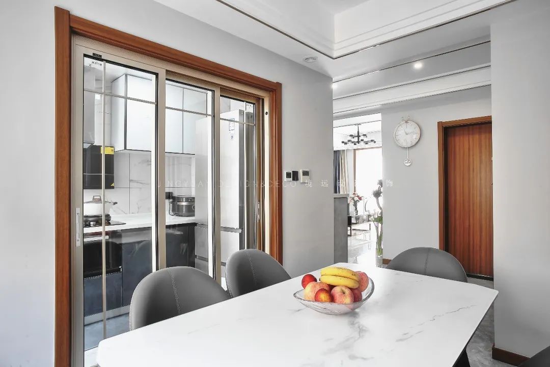 境远装饰 | 105㎡现代低奢灰度空间设计-37