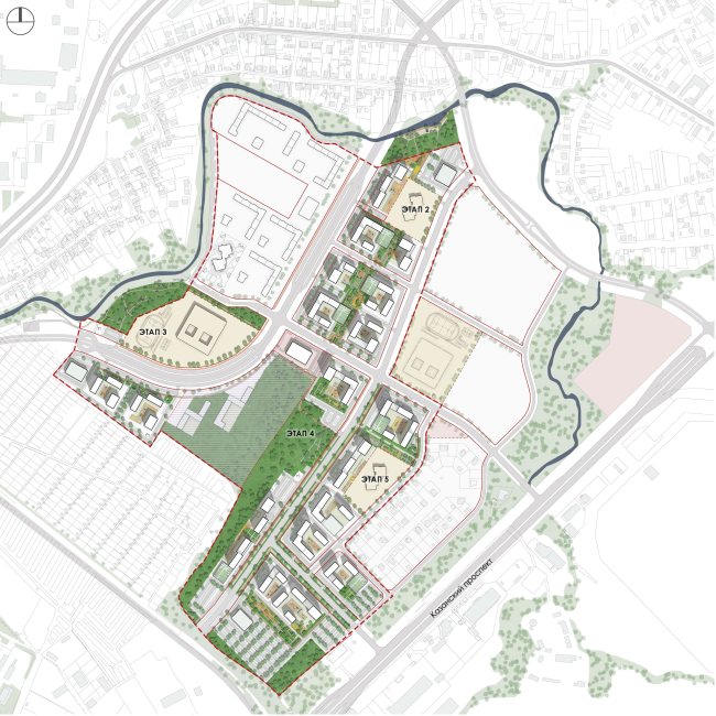 “Притяжение”住宅区总体规划丨俄罗斯丨建筑事务所“А.Лен”-13