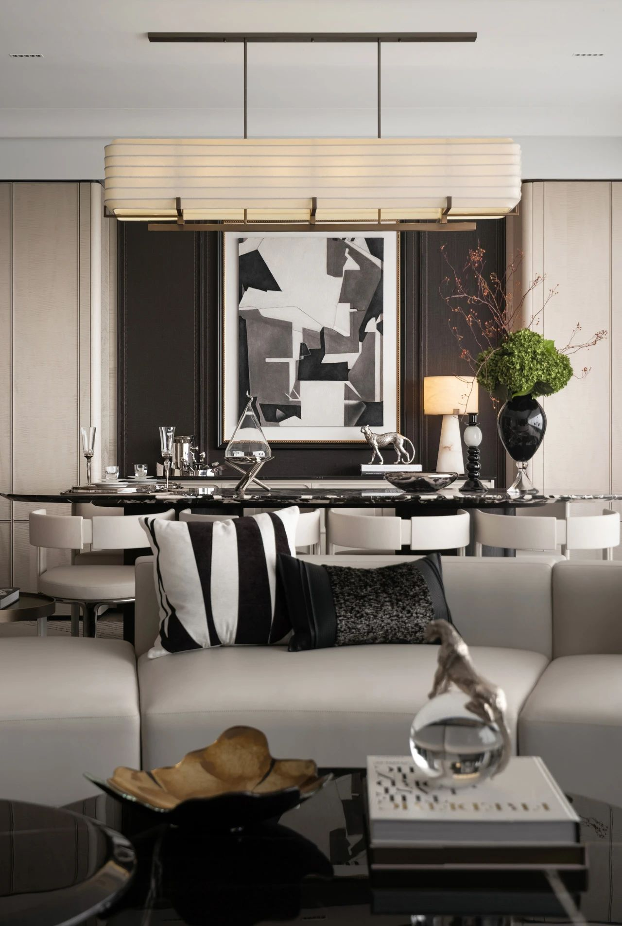 南宁轨道C11观景大平层344㎡丨中国南宁丨李益中空间设计-22