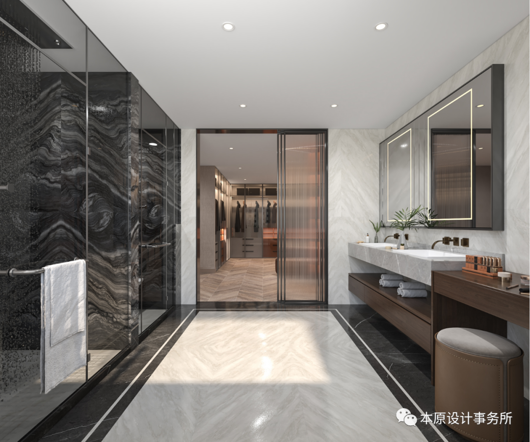 400㎡新中式别墅丨本原设计事务所-46