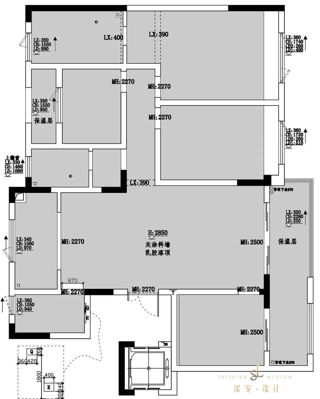 合肥深零设计新作 | 绝佳配色+隐形设计，打造张弛有度的时尚暖居！-37