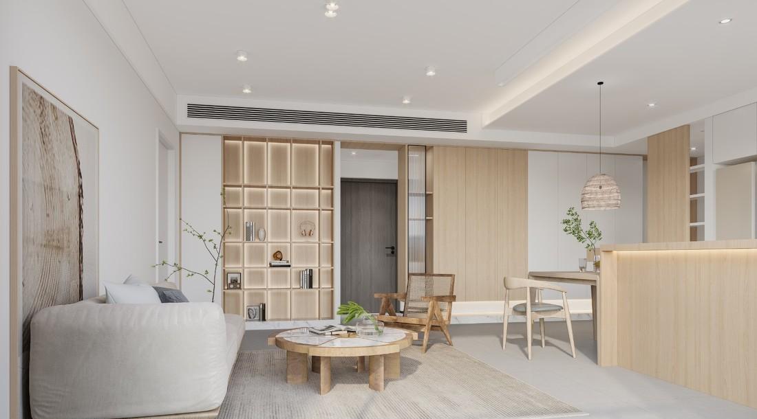 福田东海花园蔡宅 | 旧房新装的惊艳变身-0