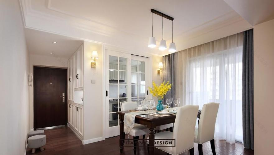 现代美式风格公寓设计,东方花园的优雅与实用-17