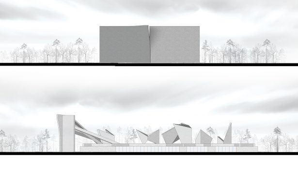 韩国战争纪念区域及游客中心建筑项目竞赛提案丨monoroom | Architects-10