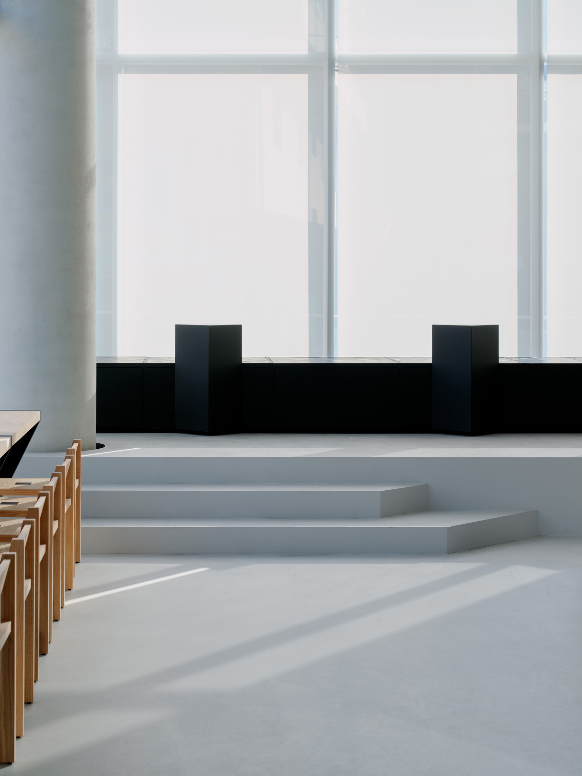 里弗里奇办公大楼入口丨韩国首尔丨KKOL Studio-16