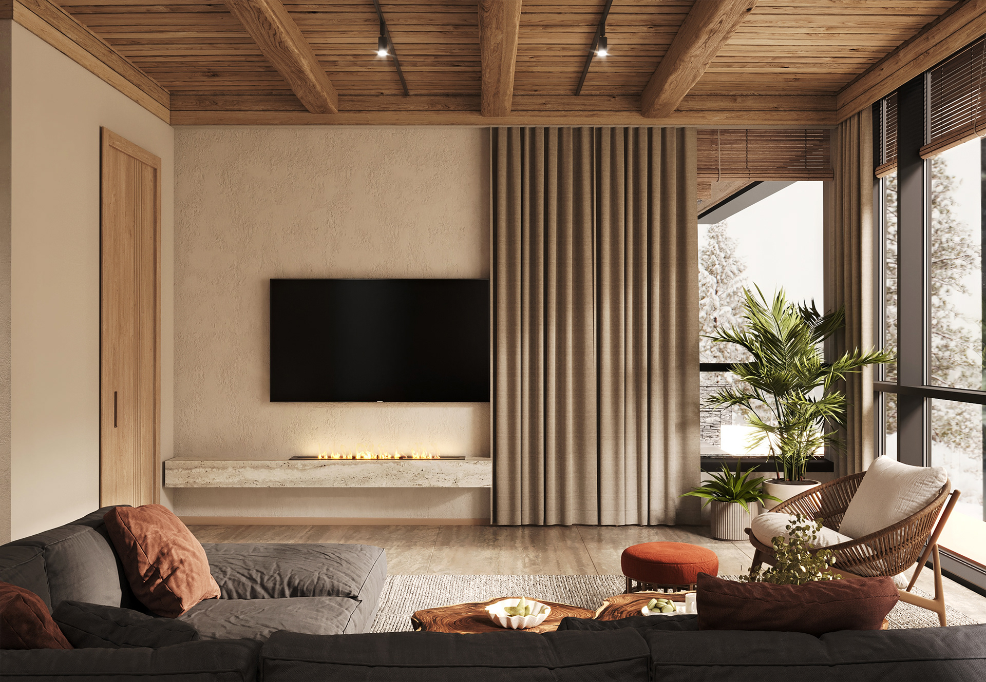 山区（注：MOUNTAINIA可能是生造词，推测为山区相关意思），私人住宅-35