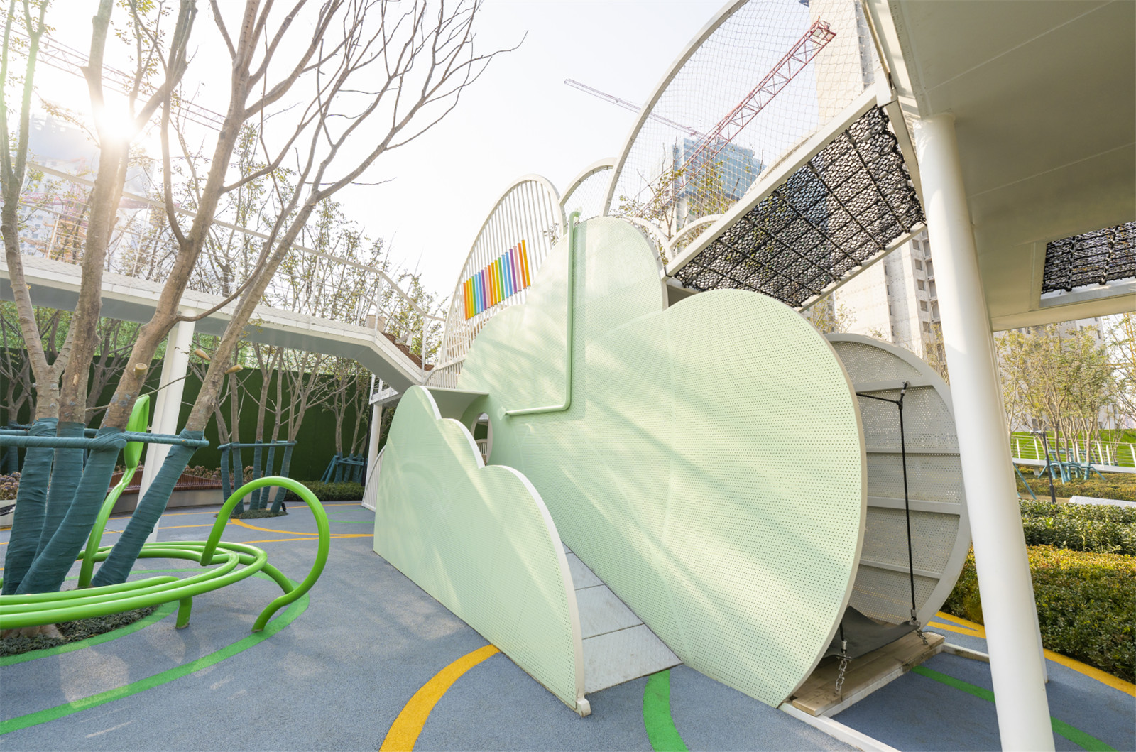 西安云桥连接的儿童游乐区丨中国西安丨季高集团-16