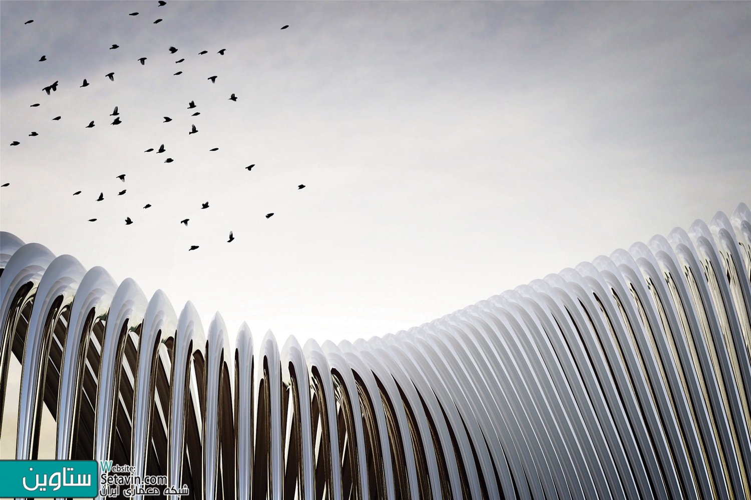 钢结构拱形展馆NAWA丨波兰弗罗茨瓦夫丨Oskar Zieta团队-13