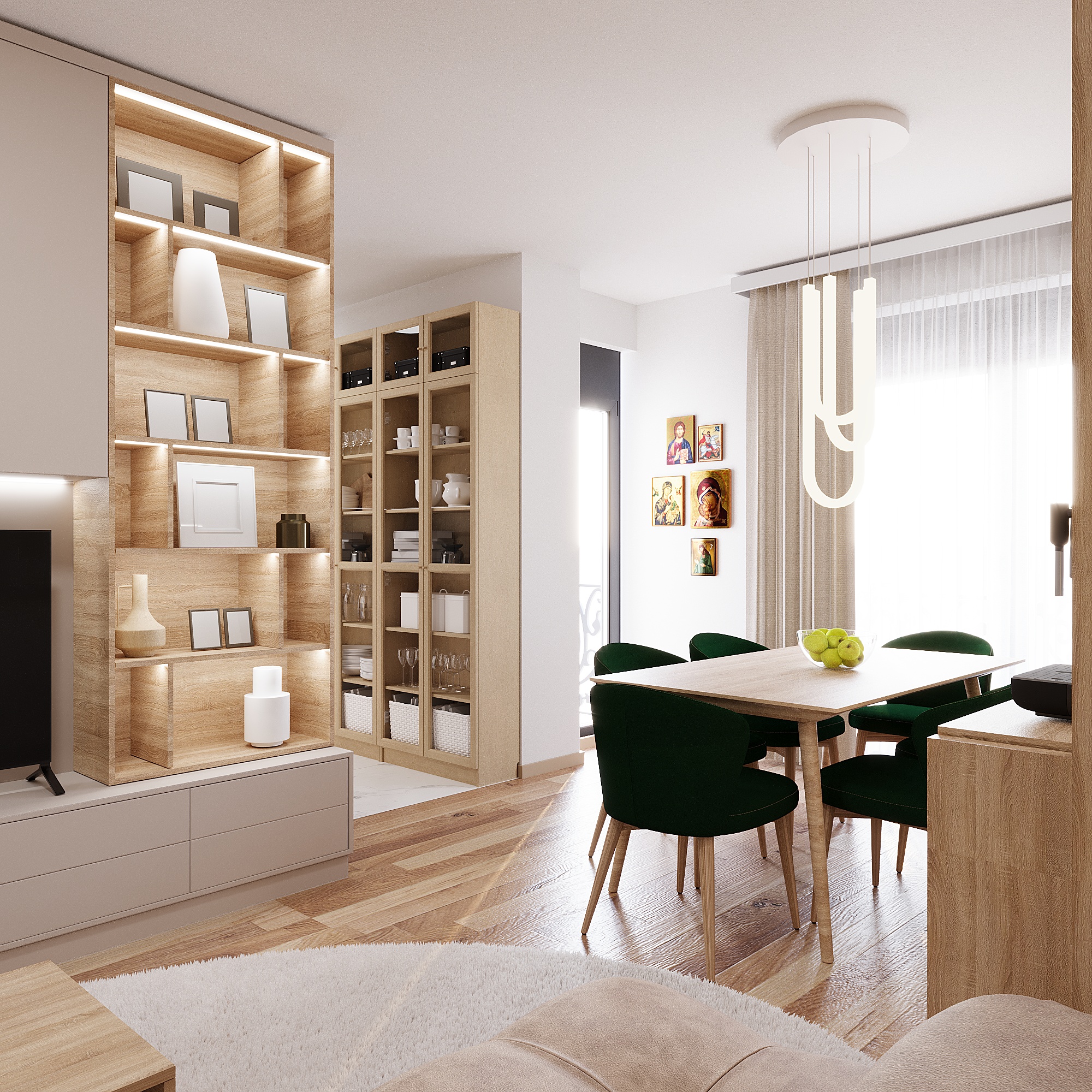 Stara Pazova家庭公寓-9