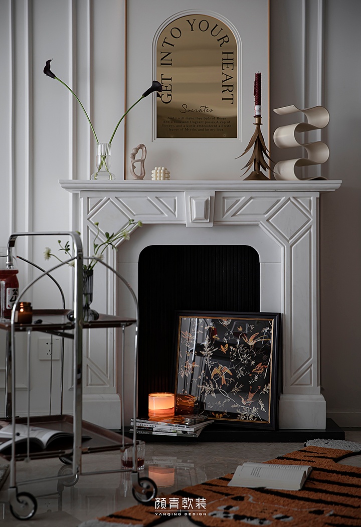 颜青软装︱经典述复古调性,予电影般质感的生活缩影丨中国杭州-0