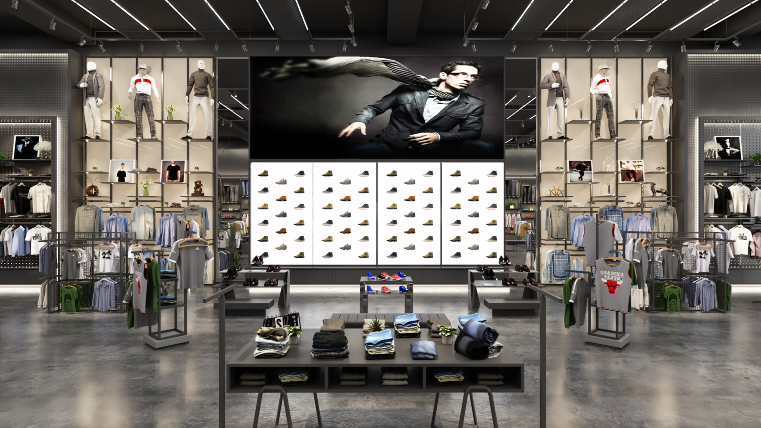 Clothing and Footwear Store Design-5