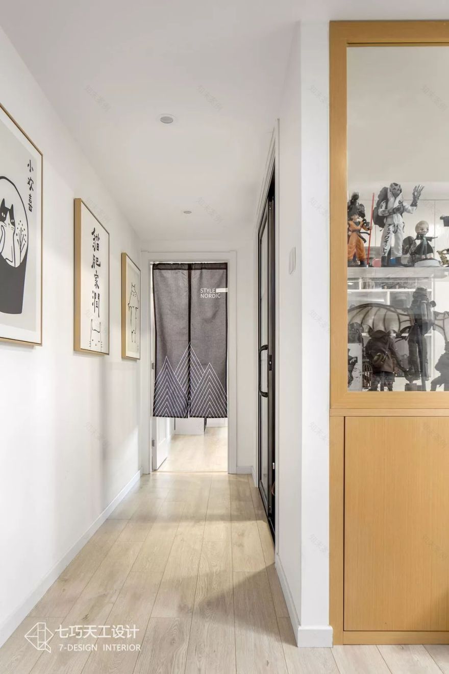 55㎡黑白配打造素颜感新家,不个性不生活!-22