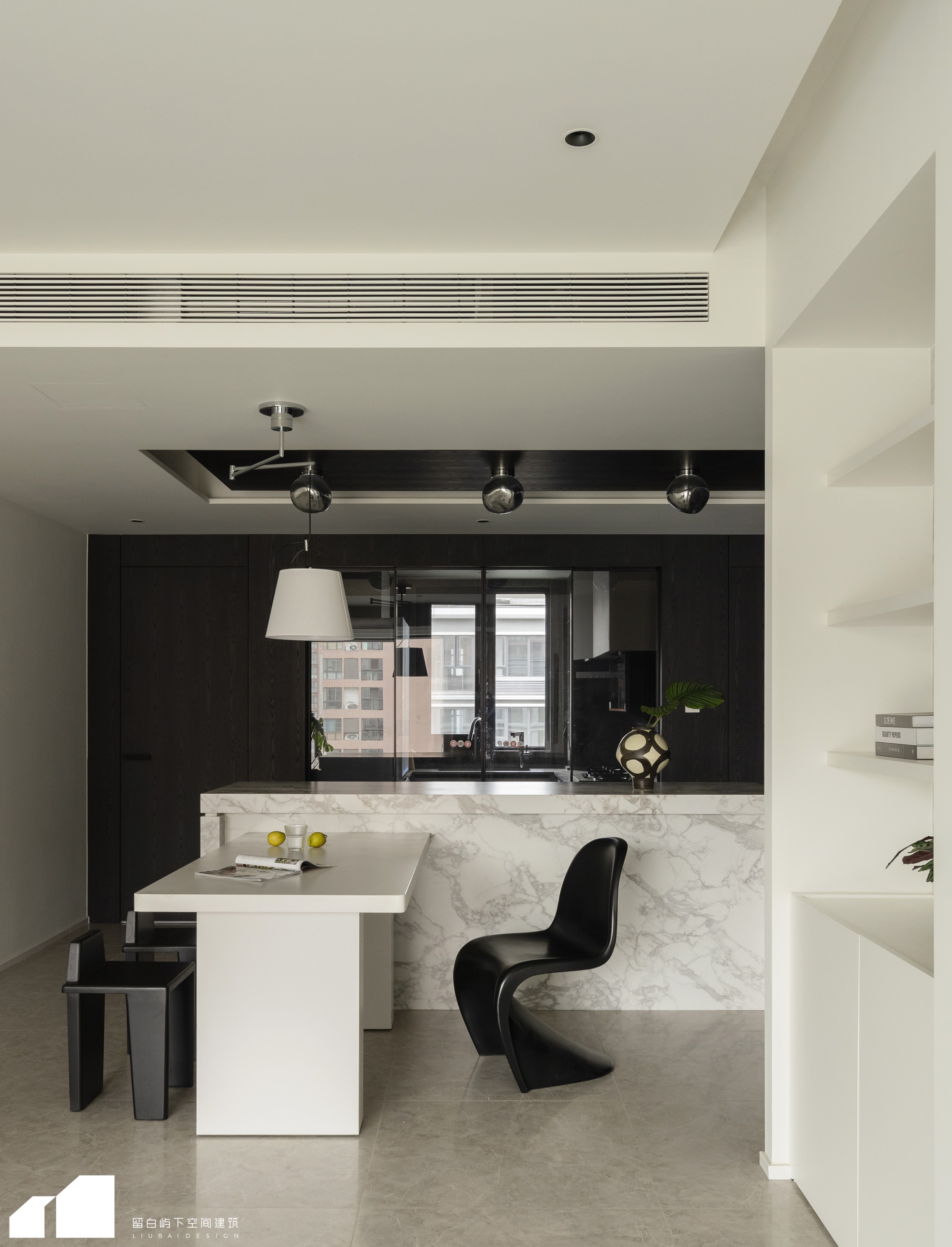 留白·私宅 ，浔岚 黑白灰的纯粹之美-14