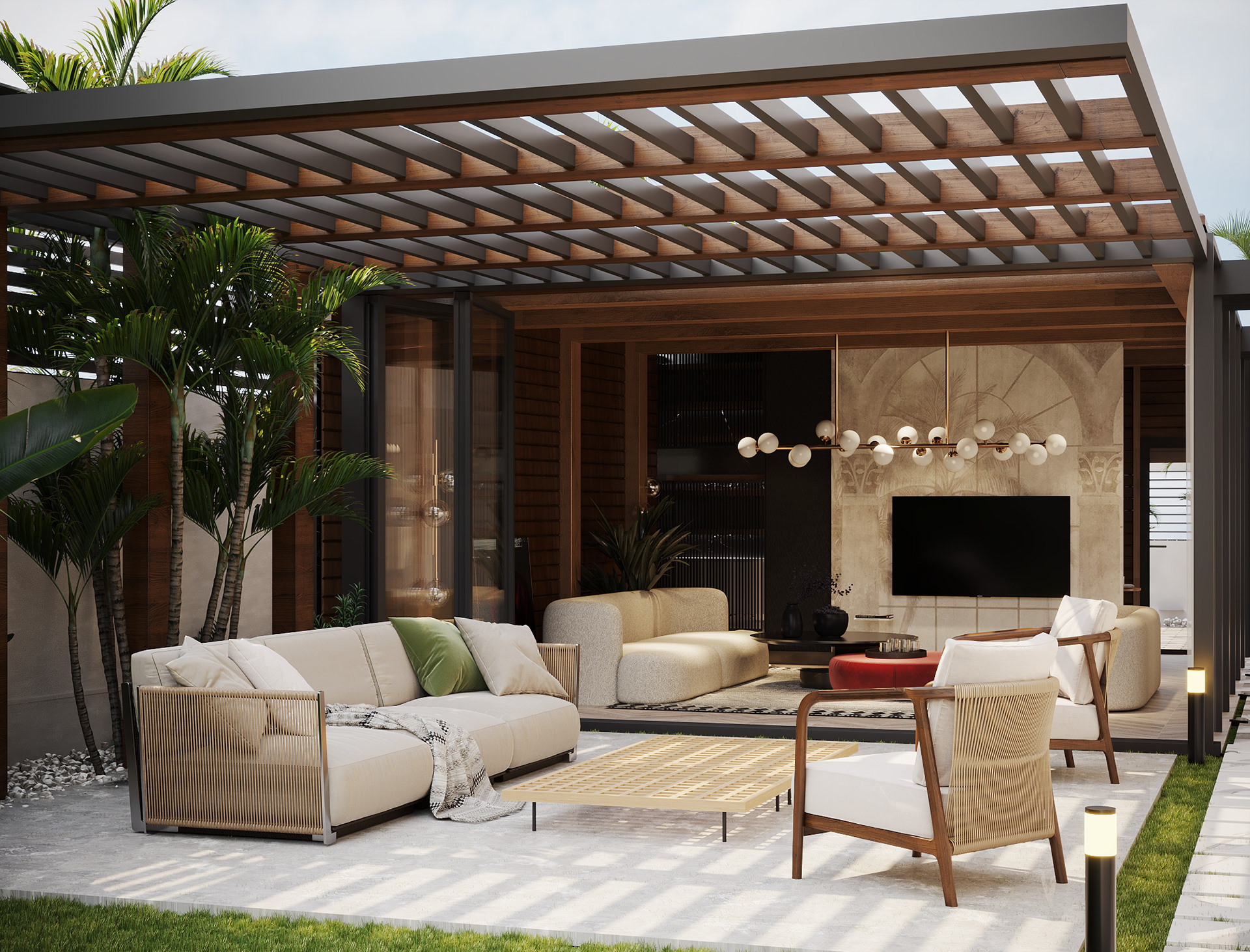 Rehab Villa 室内可视化设计丨Taj DesignSherif Helal-55