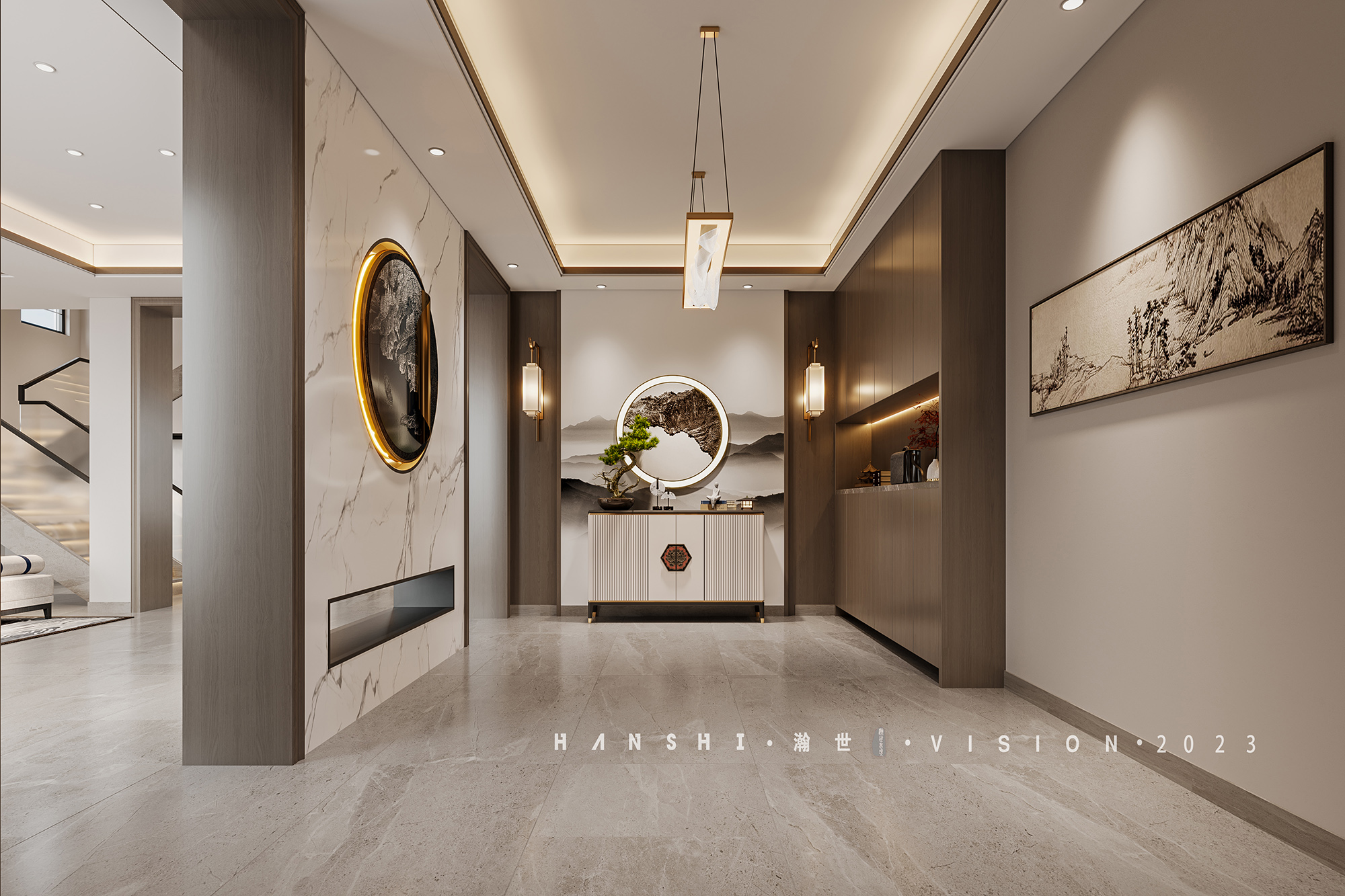 新中式别墅一瀚世表现-4