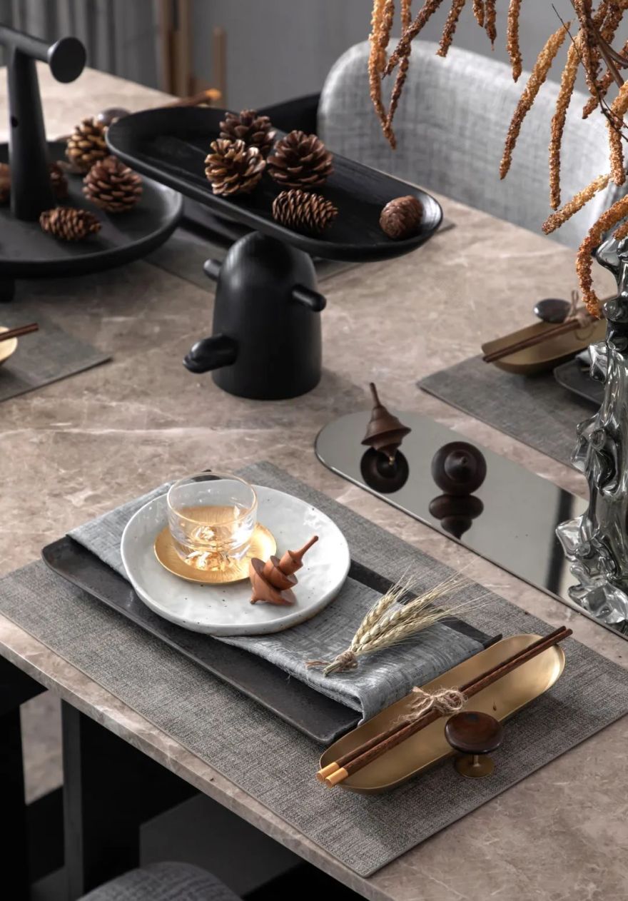 「漪天设计」宁静,以致远 | 长兴·宝龙世家中式样板房软装设计-19