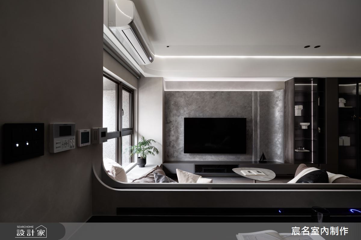 宸名·25·现代风·20坪设计案例丨宸名室内制作-21