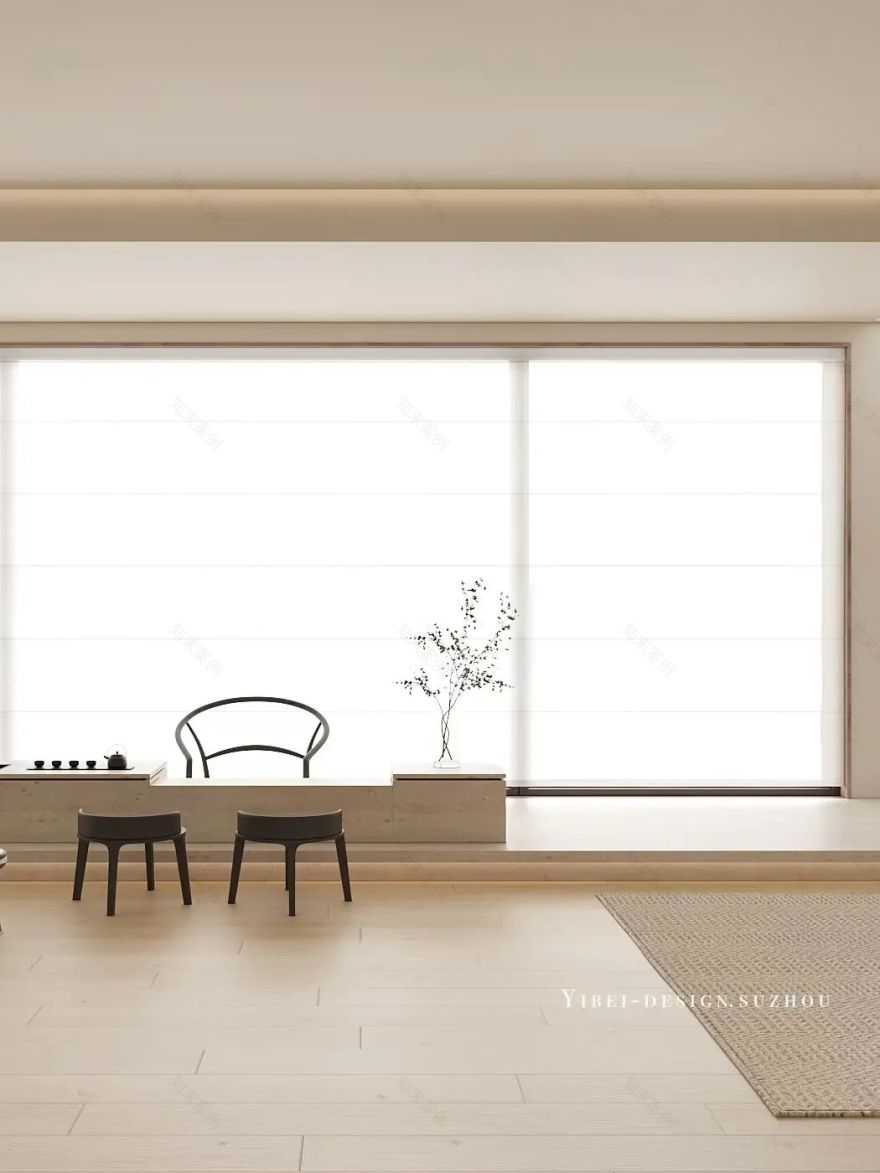 奶油极简,温馨家居的时尚表达丨中国苏州丨YIBEI DESIGN-6