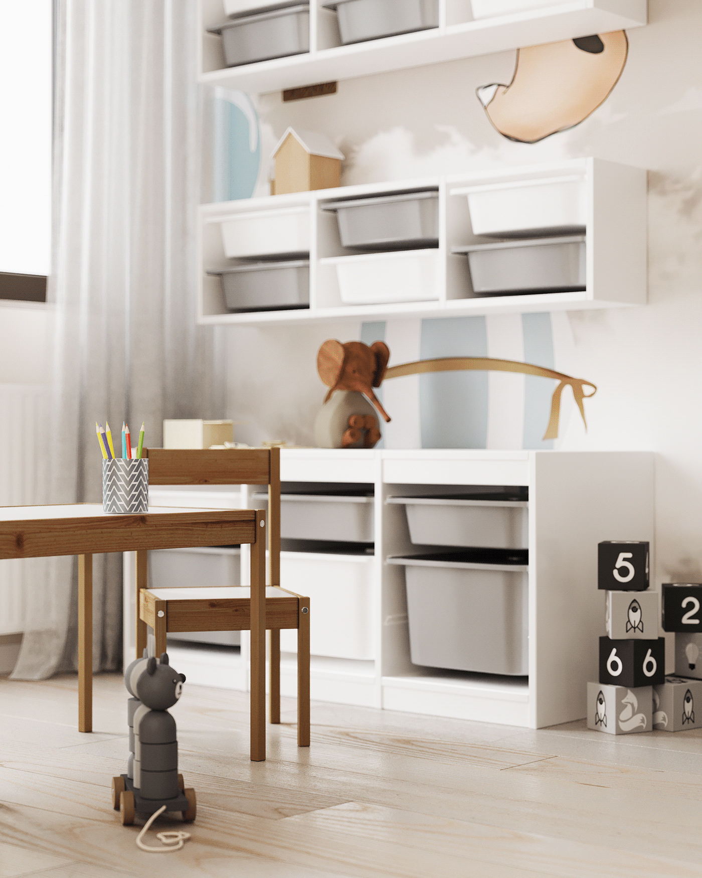 乌克兰85㎡简约风公寓设计-32