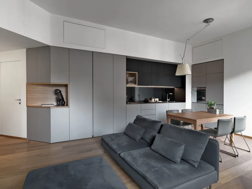 米兰私人住宅的灵活空间设计-10