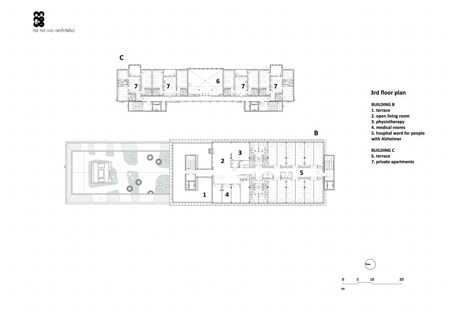 波兰老年医疗酒店综合体设计-63