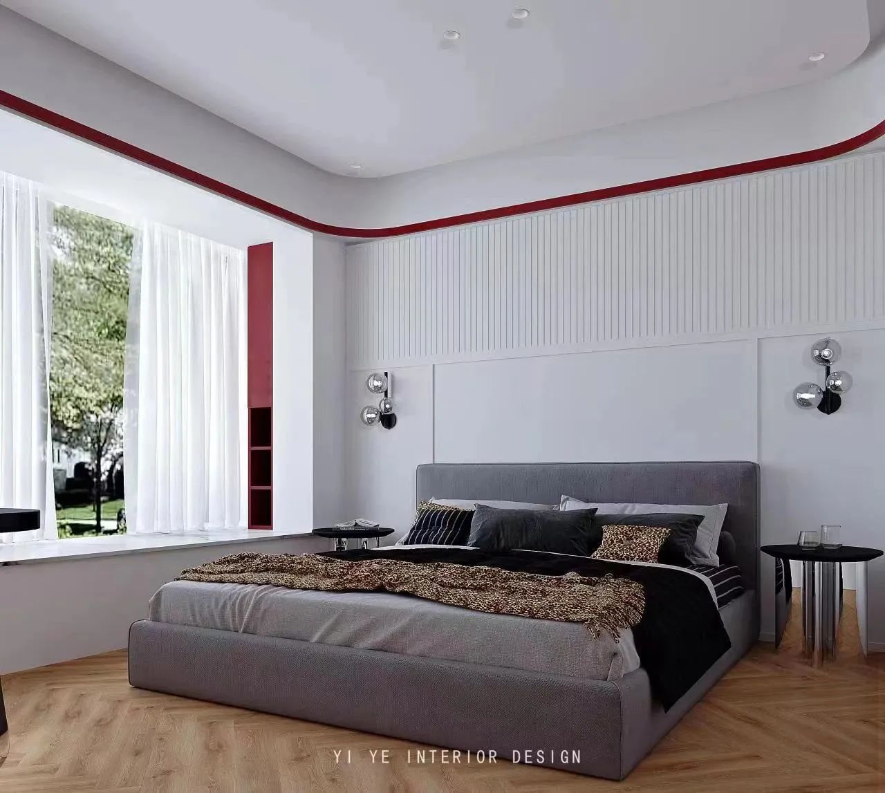 仁恒溪云雅苑 320m² 现代简约设计丨一野设计-5