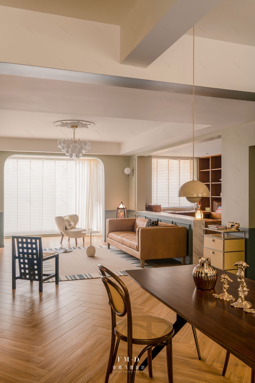 《盛夏》复古北欧风家居设计丨中国合肥丨安徽飞墨设计-41