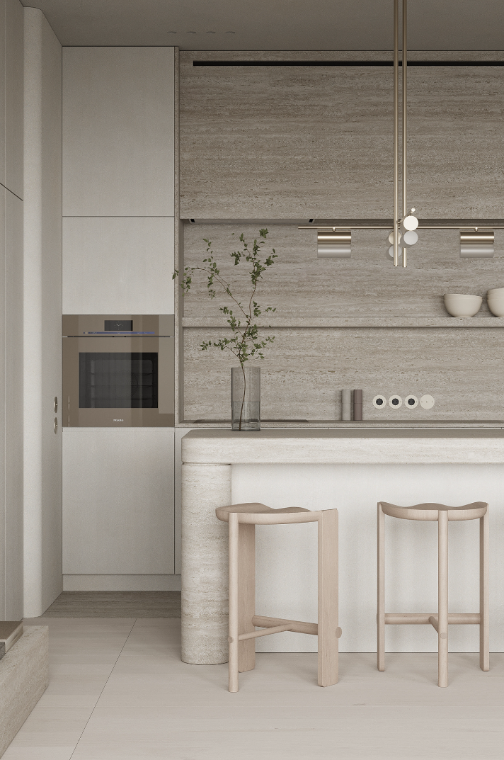 96㎡ 奶油侘寂风-13