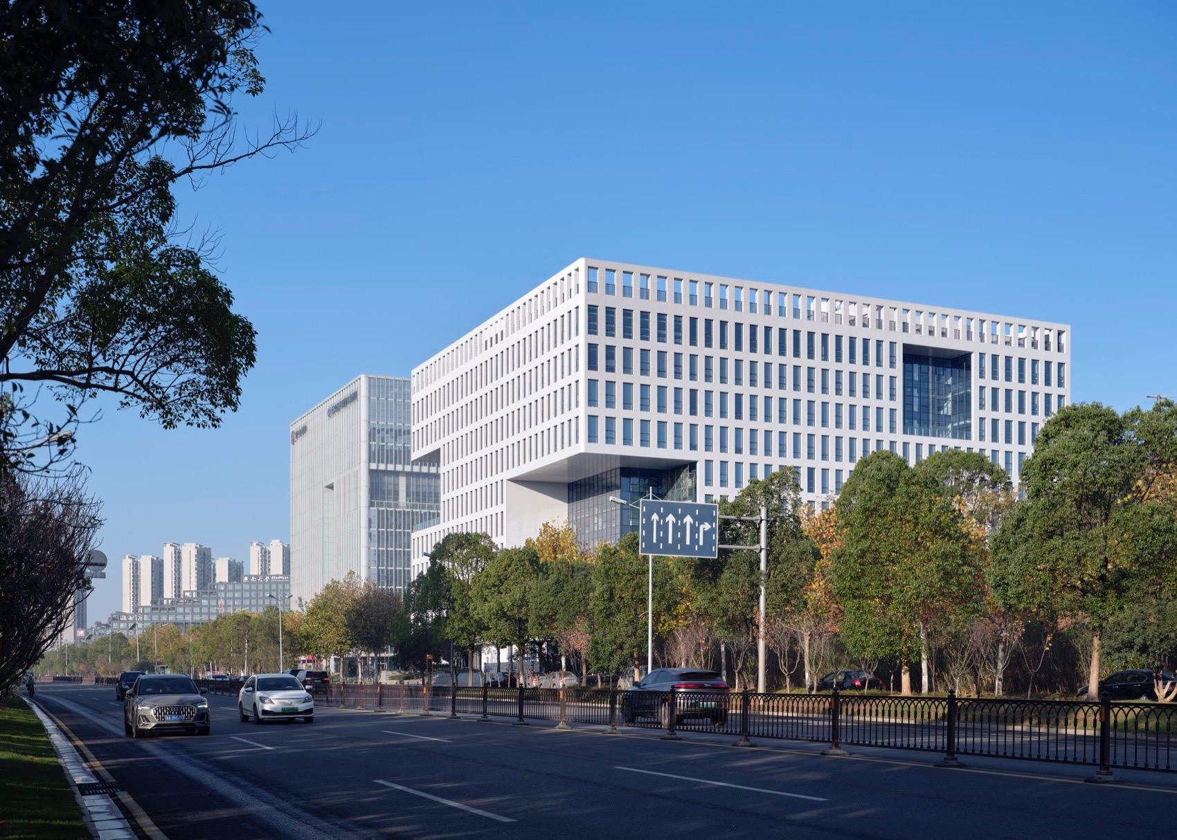 星沙产业基地自贸总部大楼丨中国长沙丨以靠建筑Leeko Architects-48