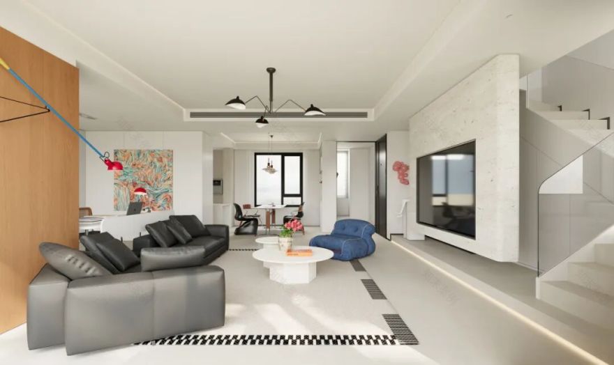 HK上策设计【国贸珑溪大观】现代简约风格-18