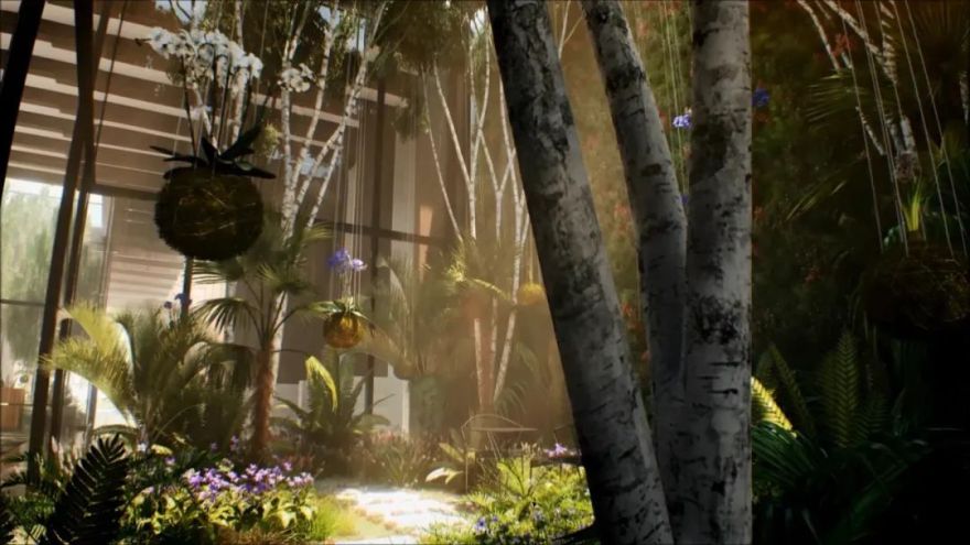 伦敦顶级花园豪宅 Wardian | 几何大胆线条与翠绿自然的完美融合-26