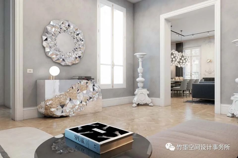 优雅轻奢的私宅设计丨竹墨空间设计事务所-15