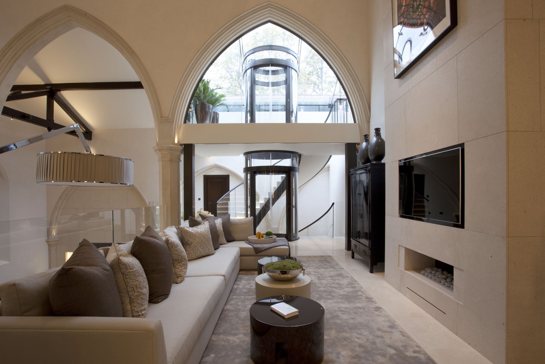 TH现代奢华时尚样板房室内装饰设计图片资料软装设计意向方案素材-32