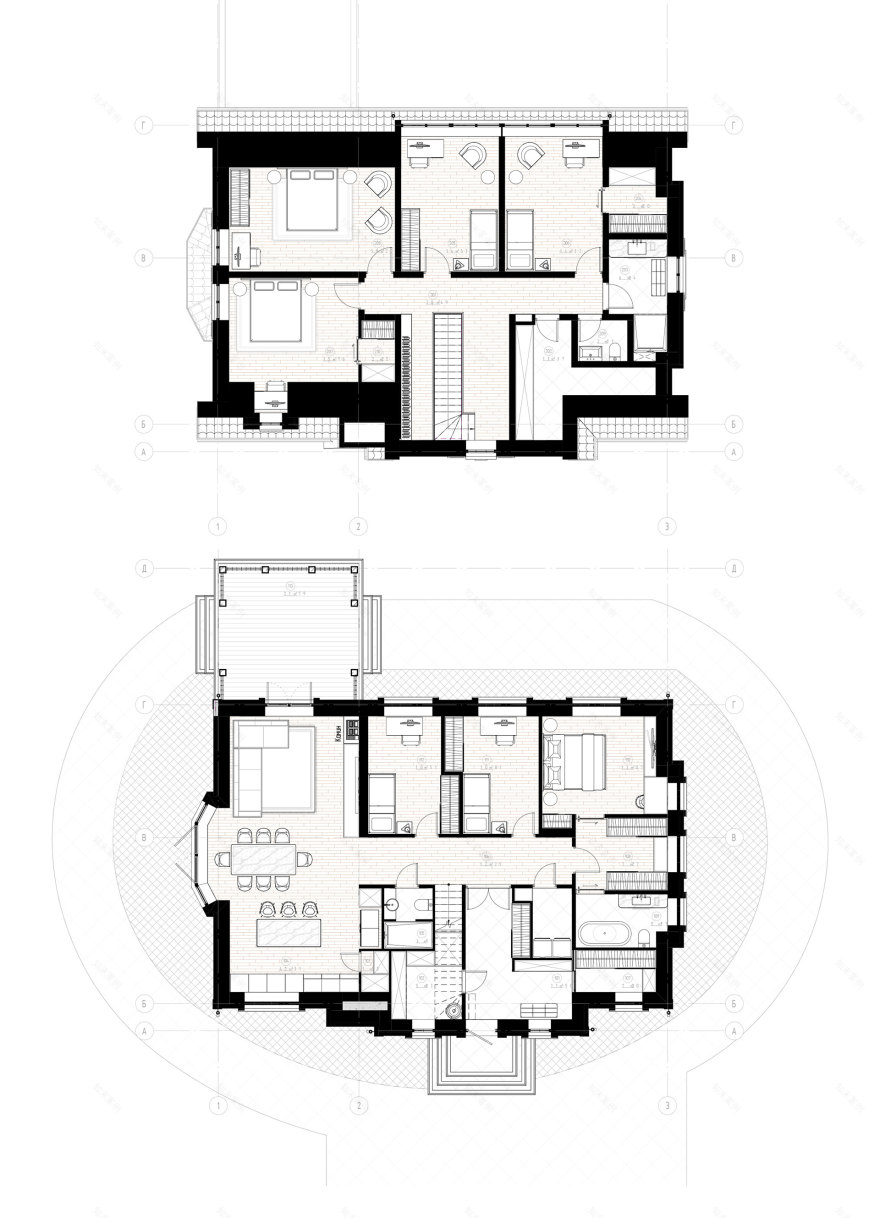 都铎式房屋丨俄罗斯莫斯科丨Anastasiia Muratova-15