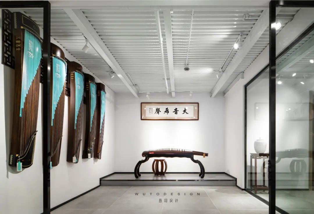 武汉融侨公馆「不闻」培训机构,演绎古筝之美的静谧空间-28