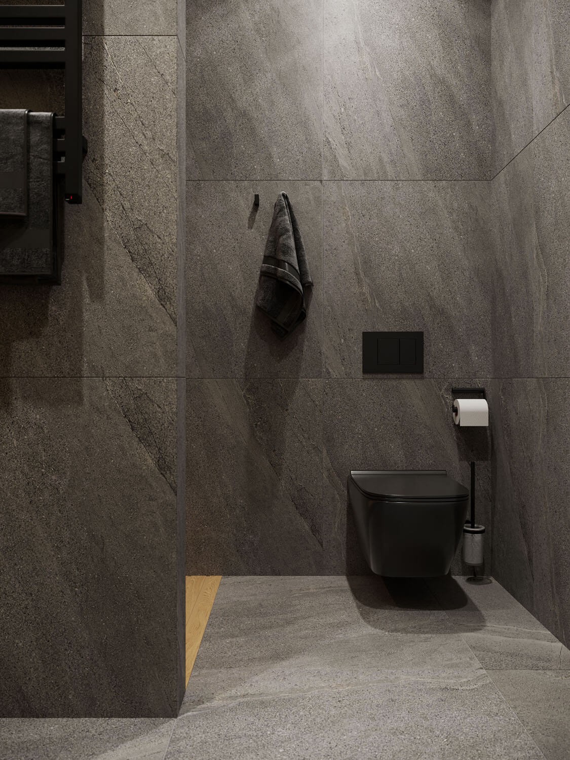 木质+高级灰 舒适到极致的住宅空间-19