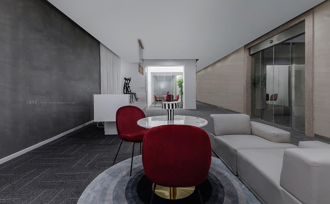 科技雅韵·简约办公空间设计-4