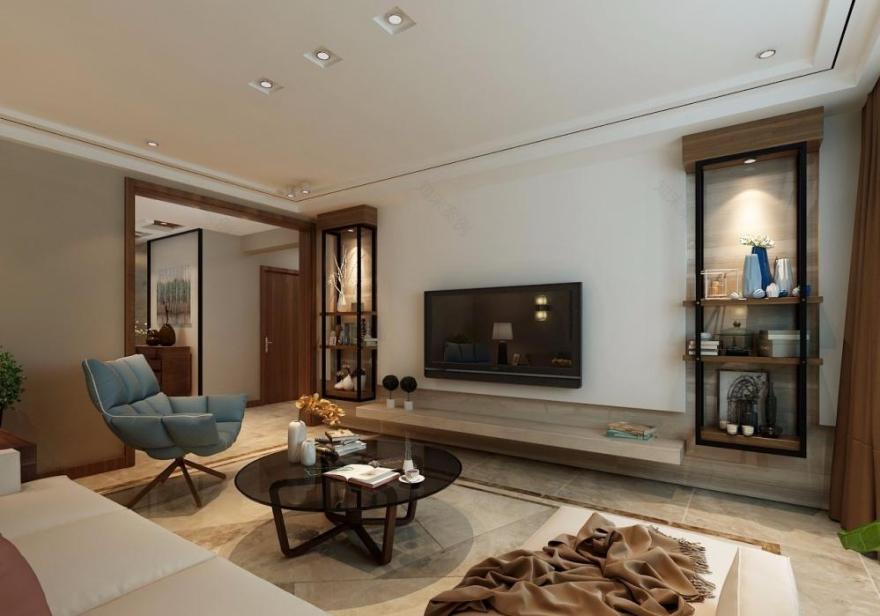 混搭风格跃层住宅设计-10