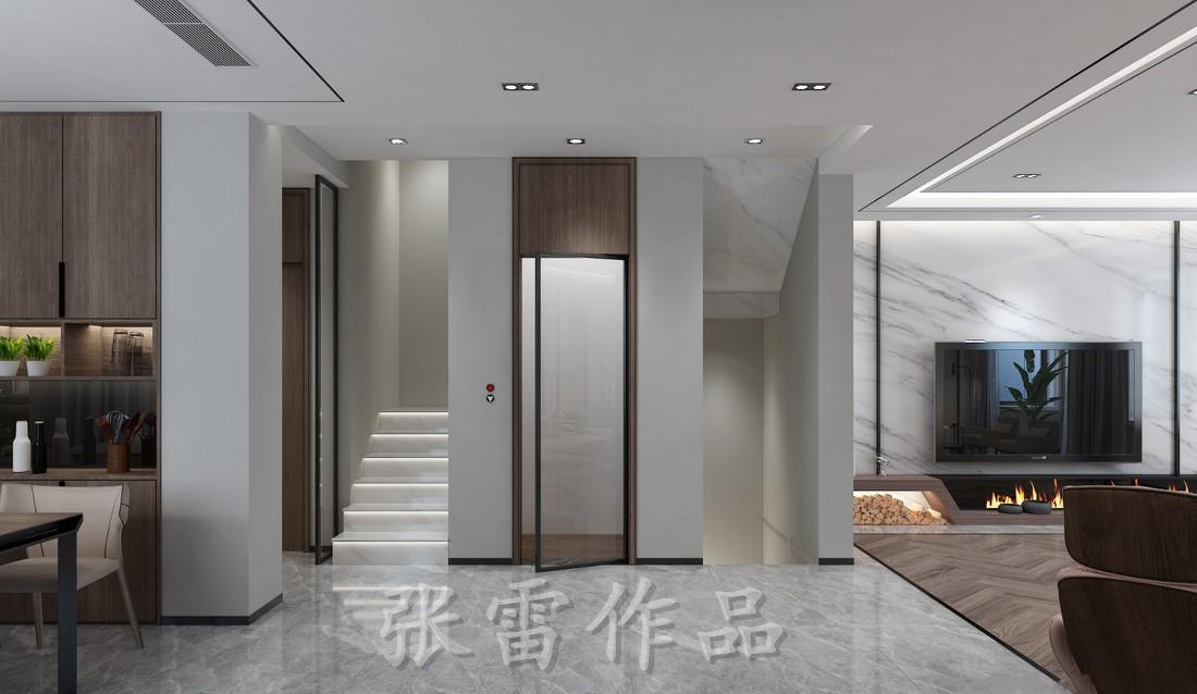 
万科班芙花园430平轻奢极简风格 -6