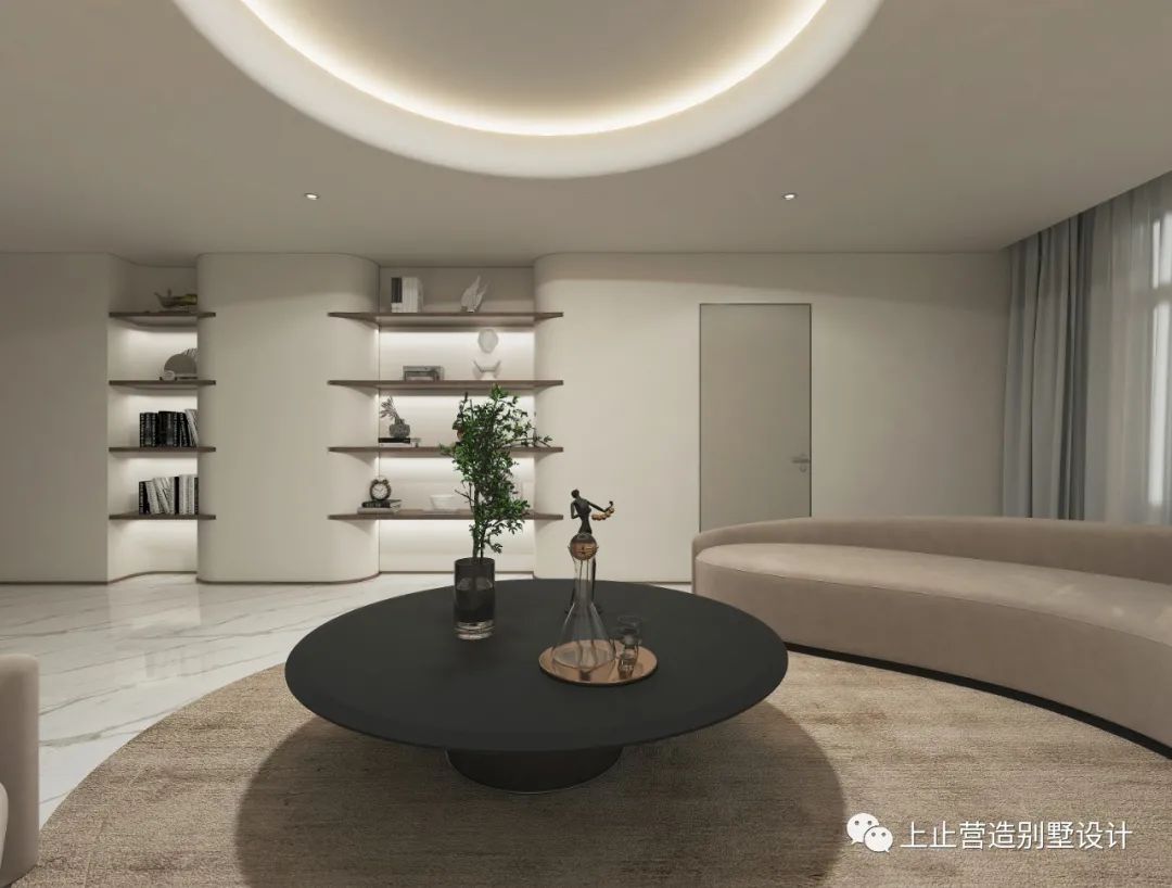 御翠园现代简约别墅设计丨中国长春丨上止营造别墅设计-17