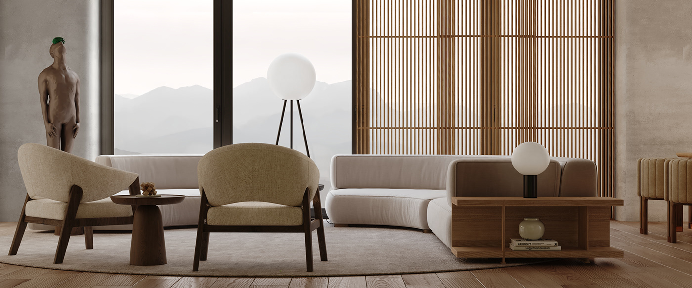 开放式温馨原木空间  明亮舒适的住宅！-1