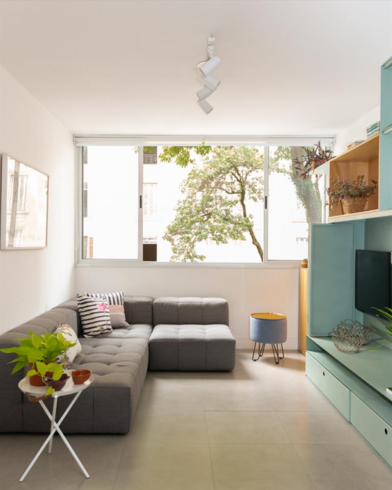 巴西 SP 公寓 | 独特木质设计，多功能客厅打造舒适住宅-6