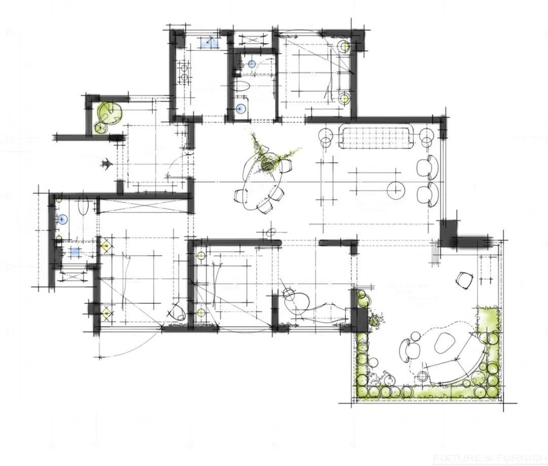 长湾·天空墅样板房丨中国成都丨Elite Group 精锐组+三人行陈设-86