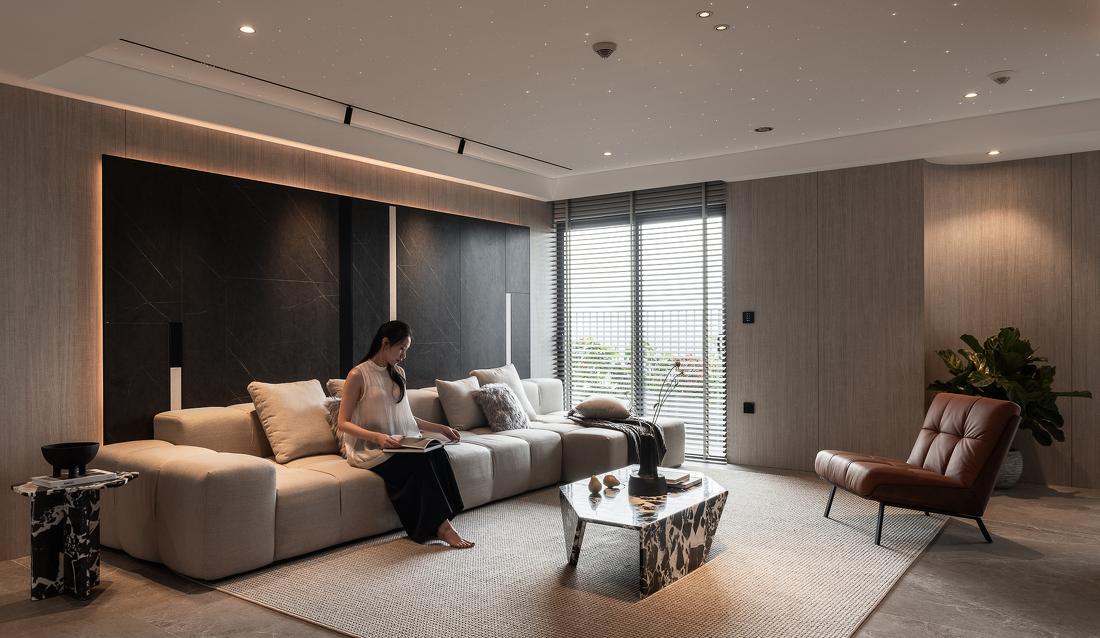 现代轻奢风新房装修项目-6