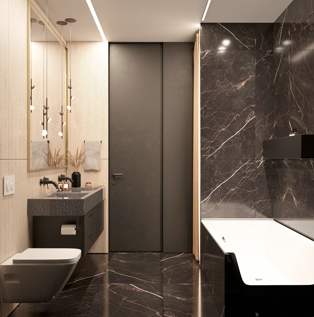 147平 简约复式空间设计！-18