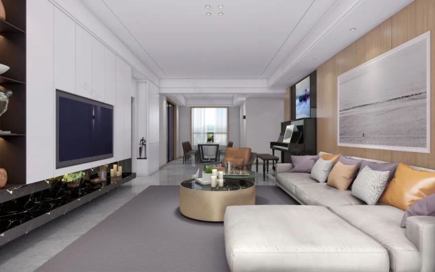 现代简约风格,打造 150㎡三室两厅的温馨家居-22