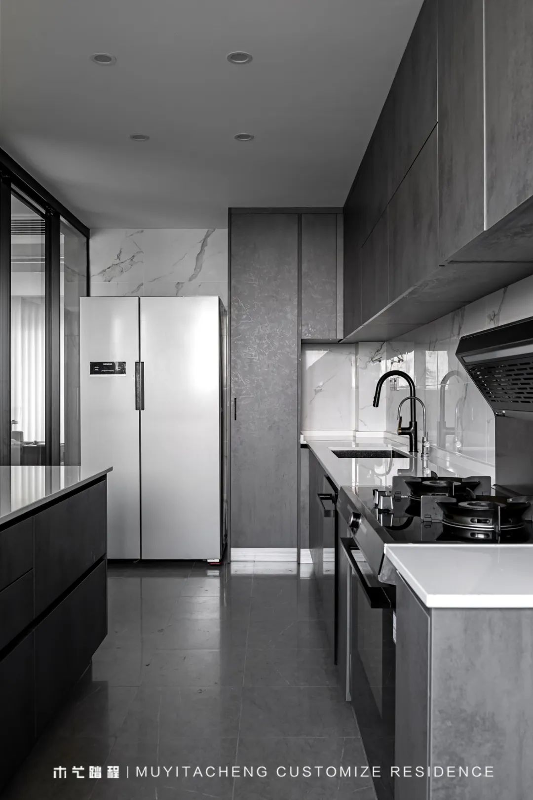 极简黑白,家的温度与高级定制丨中国重庆丨重庆木艺踏程全屋定制-37