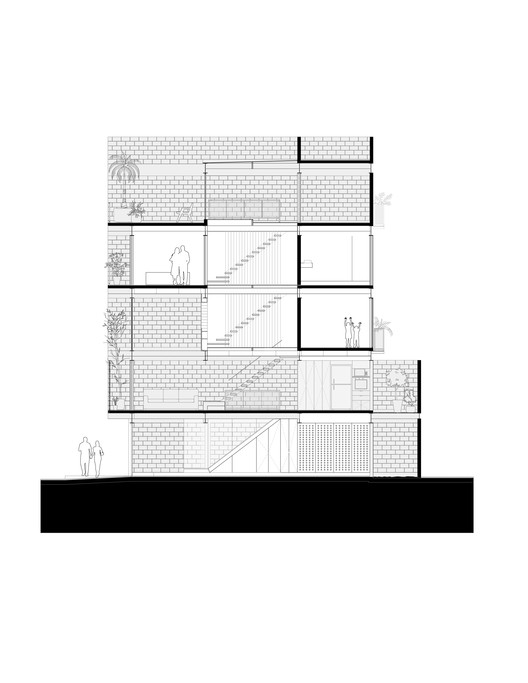 墨西哥城中心区联排住宅设计-5