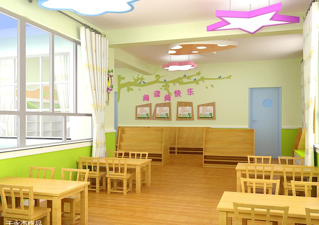 富平庄里幼儿园室内设计展示教育美学-26